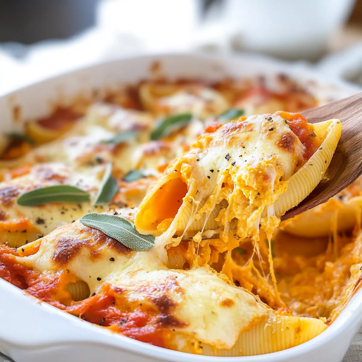 Irresistibly Creamy Pumpkin Ricotta Stuffed Shells Delight