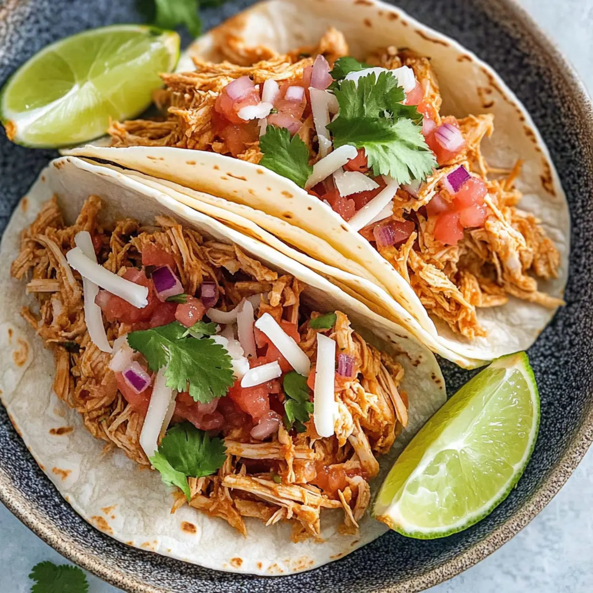Slow-Cooked Crockpot Chicken Tacos: Effortless Flavor Bliss