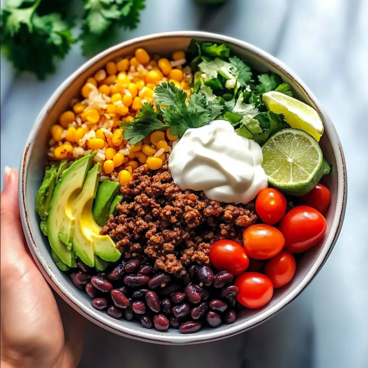 Ground Beef Burrito Bowl: A Quick Family Favorite Delight