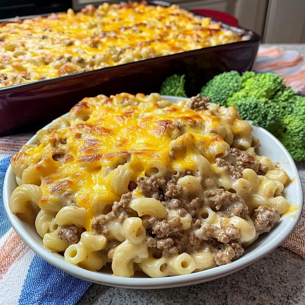 Creamy Hamburger Mac And Cheese Casserole for Ultimate Comfort