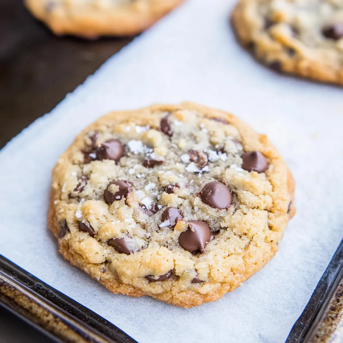 Giant Keto Chocolate Chip Cookies for Chewy Bliss