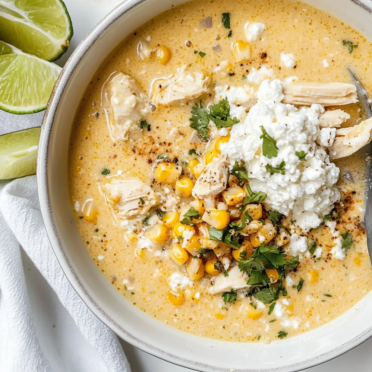 Savor the Comfort of Creamy Mexican Street Corn Soup