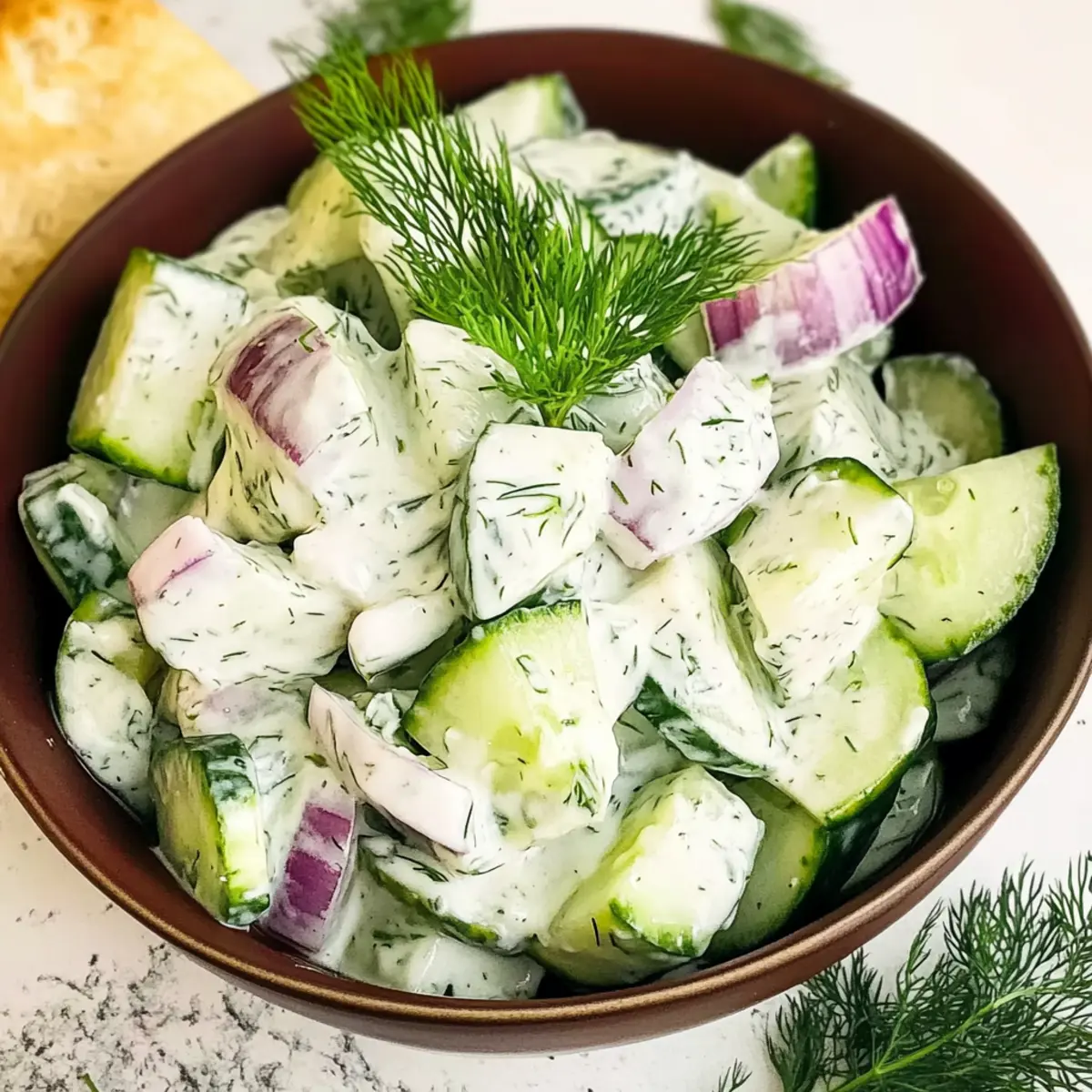 Refresh Your Summer with Tzatziki Cucumber Salad Bliss