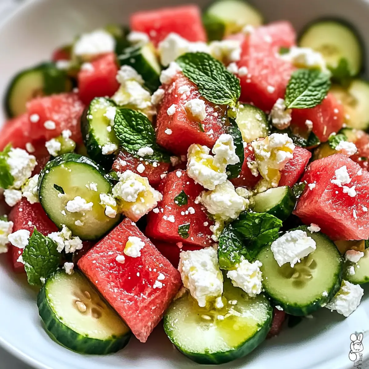 Refreshing Watermelon Cucumber Salad for a Perfect Summer Day