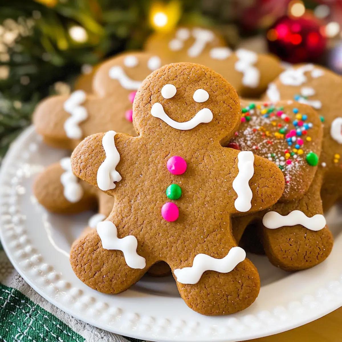 Irresistibly Soft Gingerbread Men Cookies for Festive Fun
