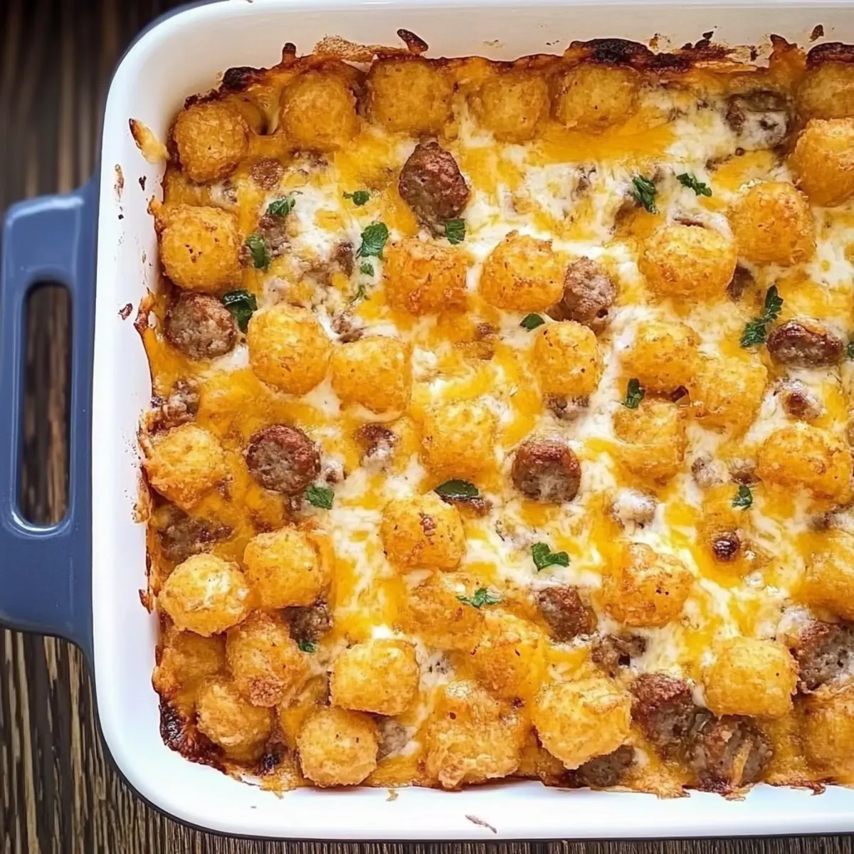 Savor Every Bite of Tater Tot Sausage Breakfast Casserole