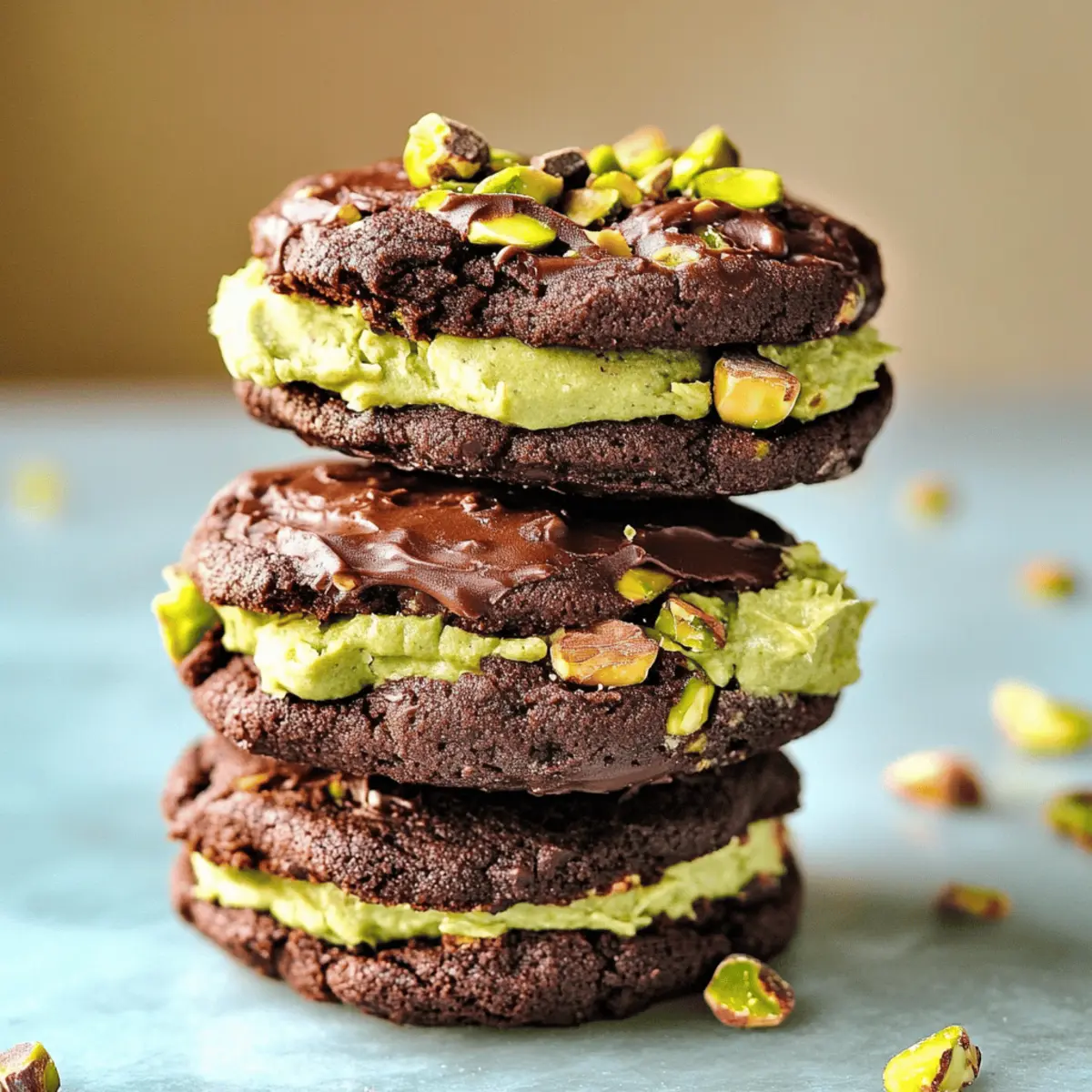 Chocolate-Pistachio Sandwich Cookies for Sweet Moments