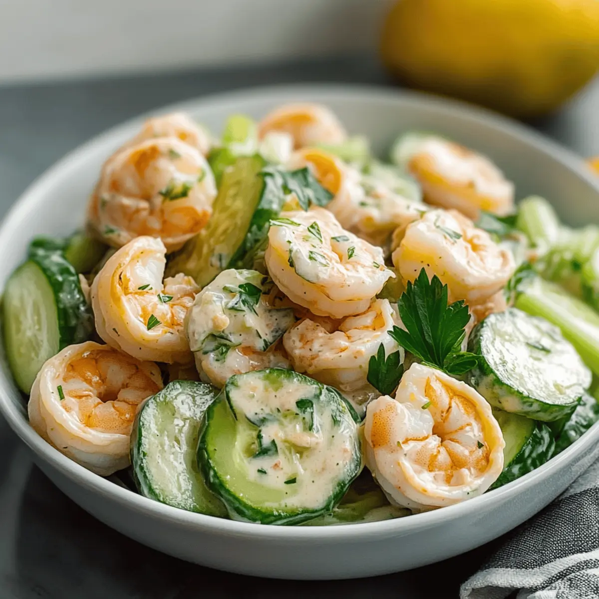 Refreshing Cucumber Shrimp Salad: A Quick Summer Delight