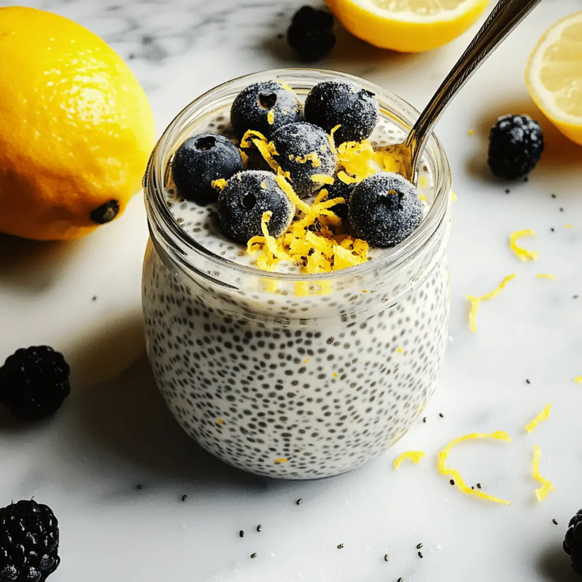 Lemon Cream Chia Pudding for a Refreshing Guilt-Free Treat