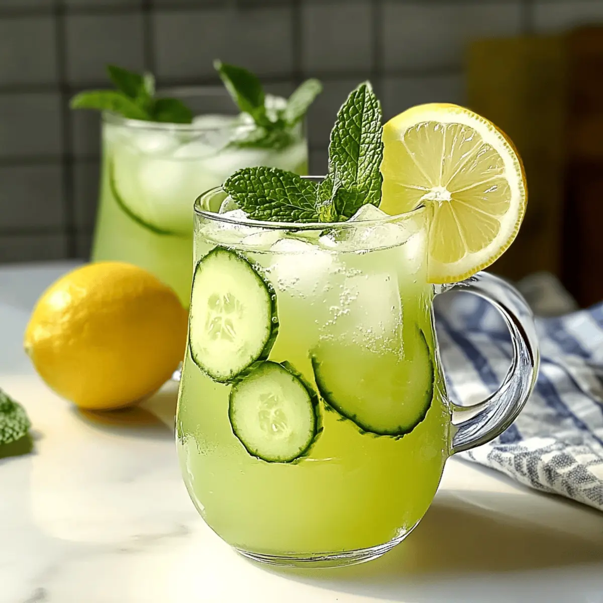 Chill Out with Refreshing Cucumber Lemonade for Summer Fun