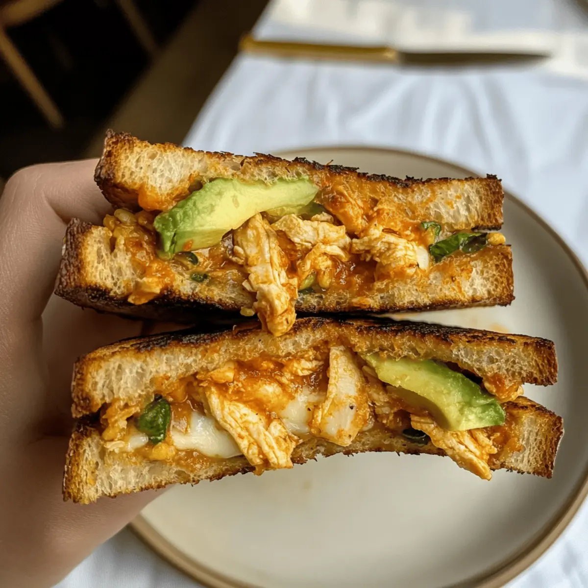 Irresistible Chipotle Chicken Melt Ready in Just 15 Minutes