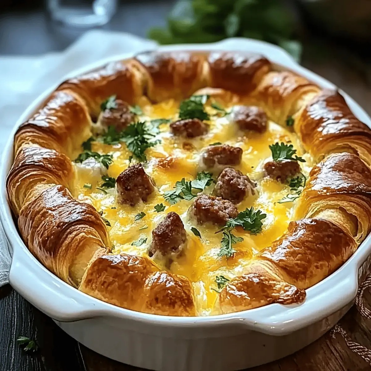 Delicious Croissant Breakfast Casserole for Easy Mornings