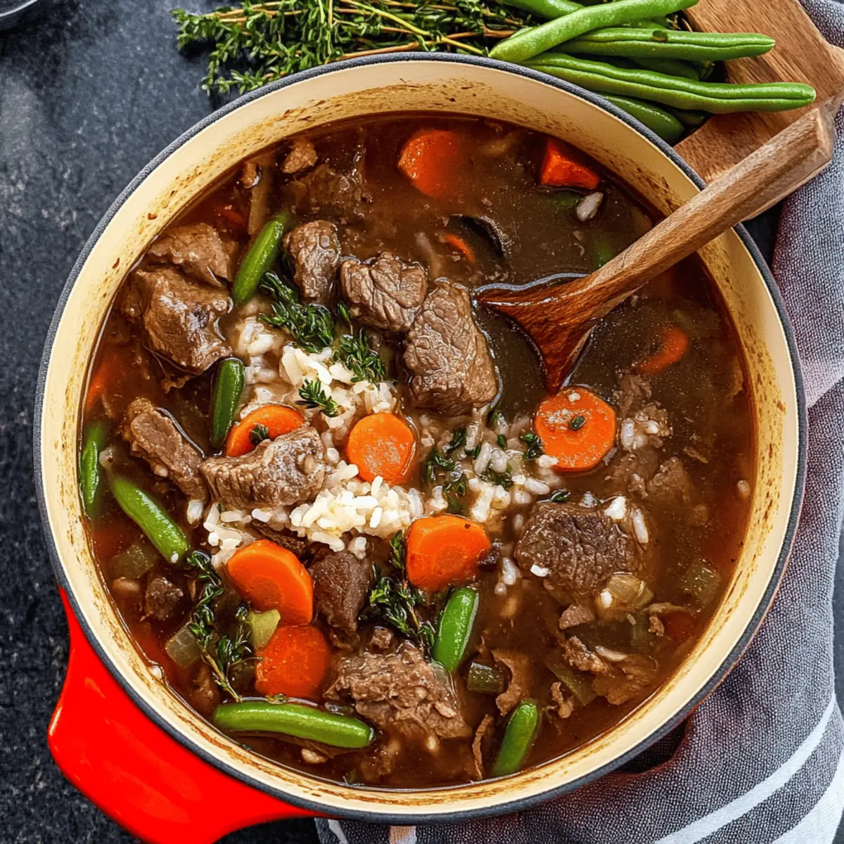Hearty Beef and Rice Soup for Cozy Nights In