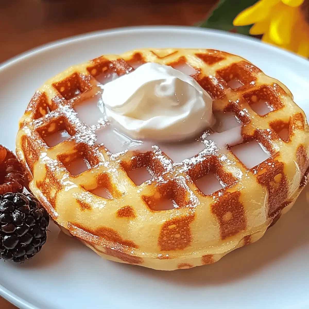 Low Carb Donut Chaffle: Guilt-Free Sweetness Awaits!