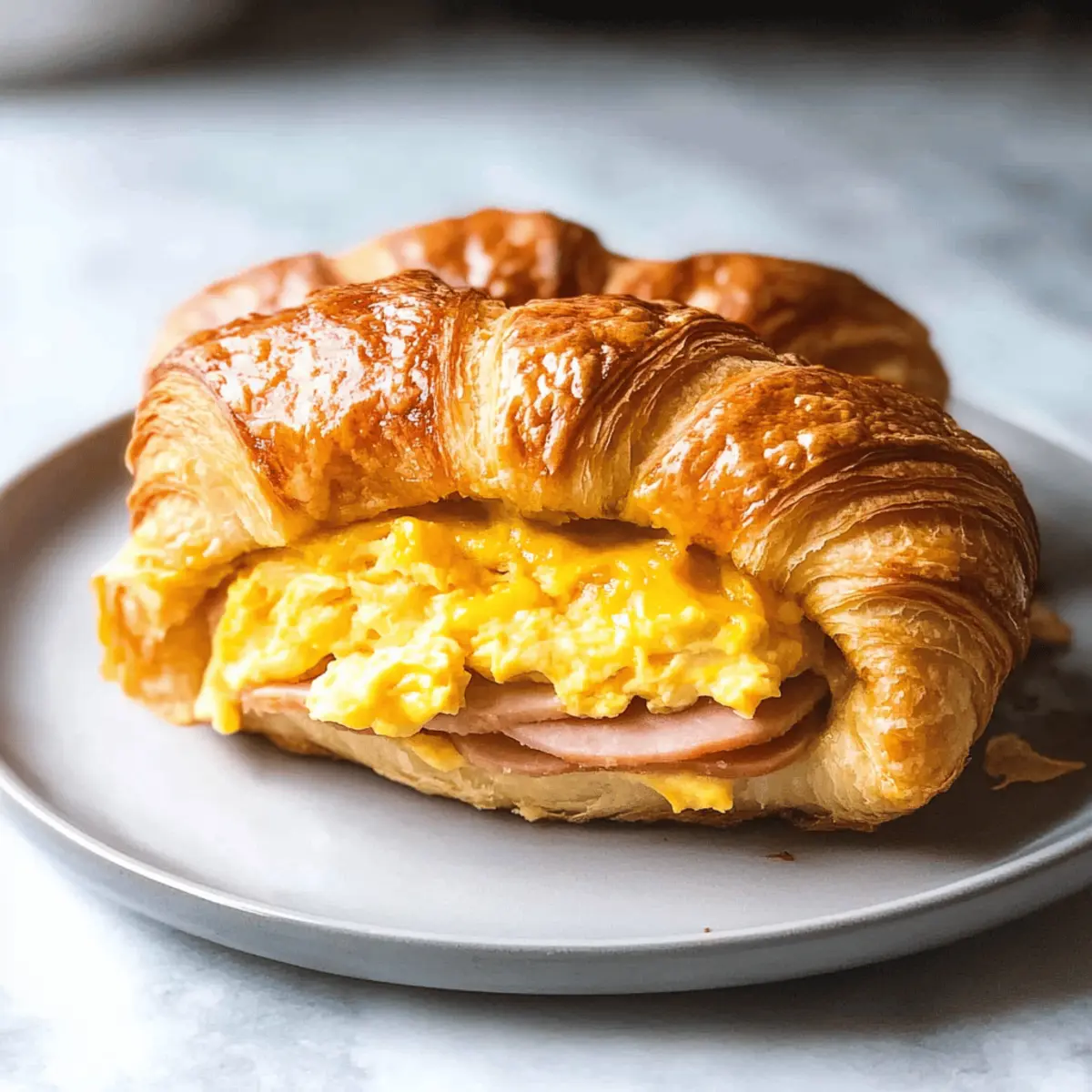 Baked Croissant Breakfast Sandwiches: A Cozy Morning Delight