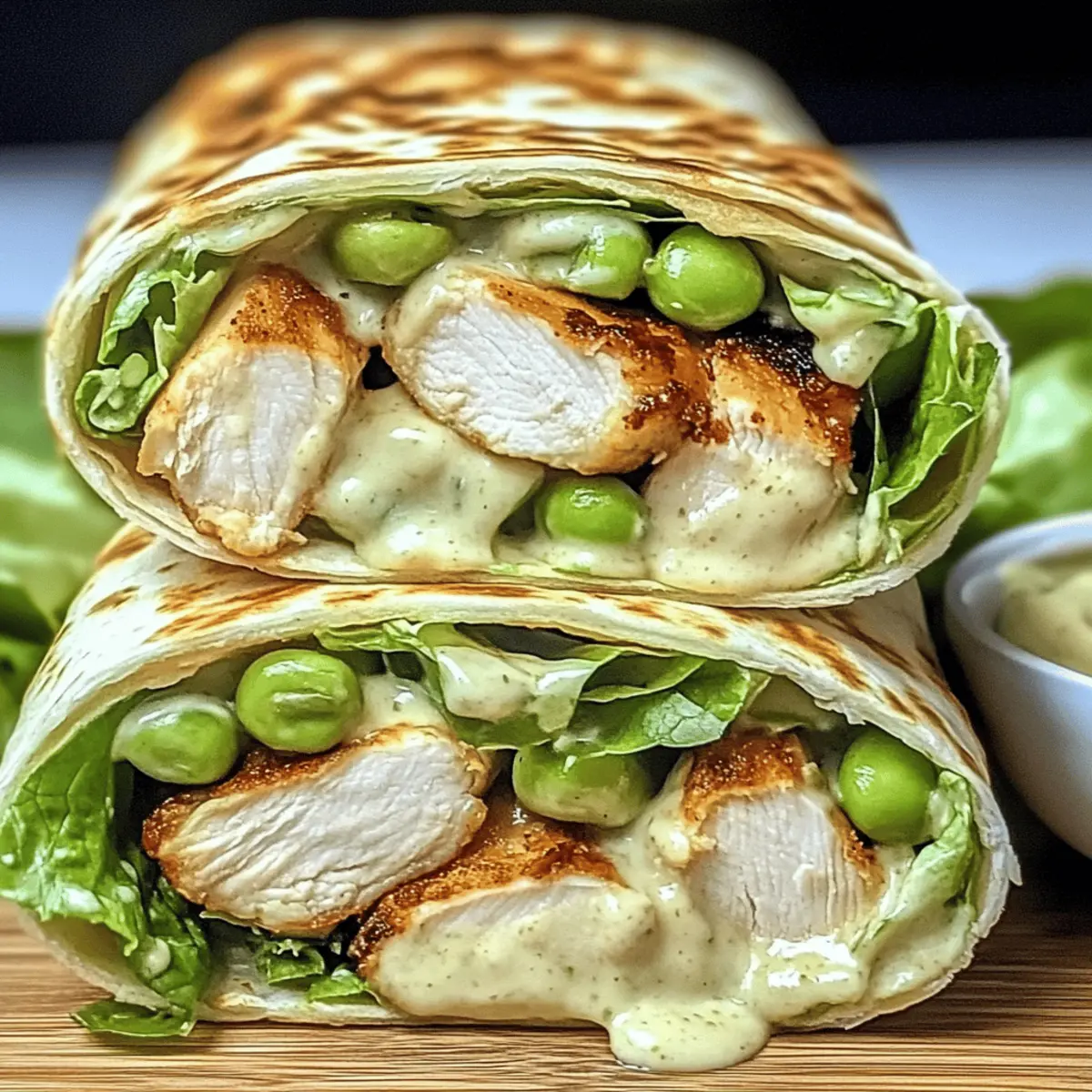 Satisfy Your Cravings with Easy Chicken Caesar Wraps