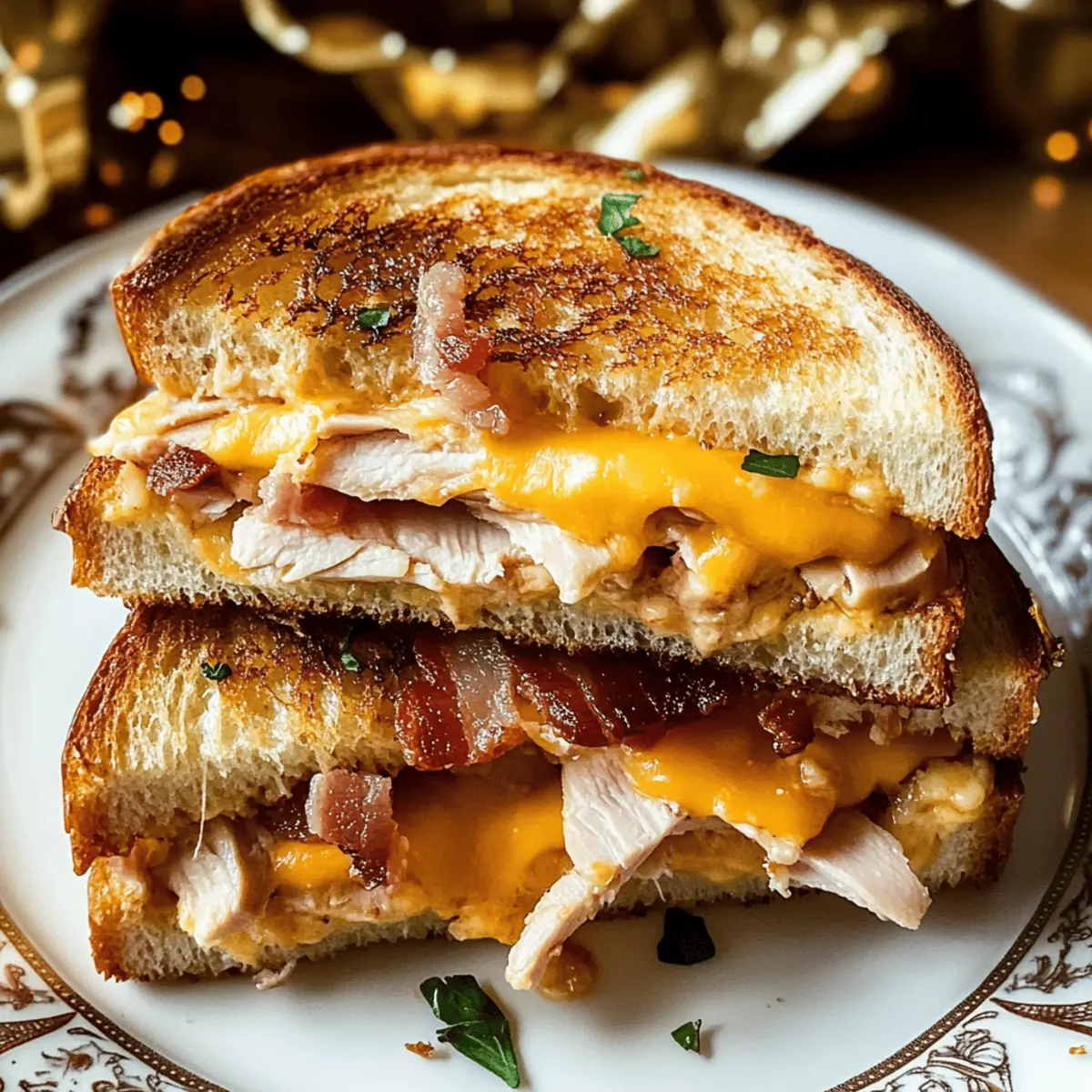 Cheddar and Bacon Turkey Melt on Sourdough: Ultimate Comfort Bite