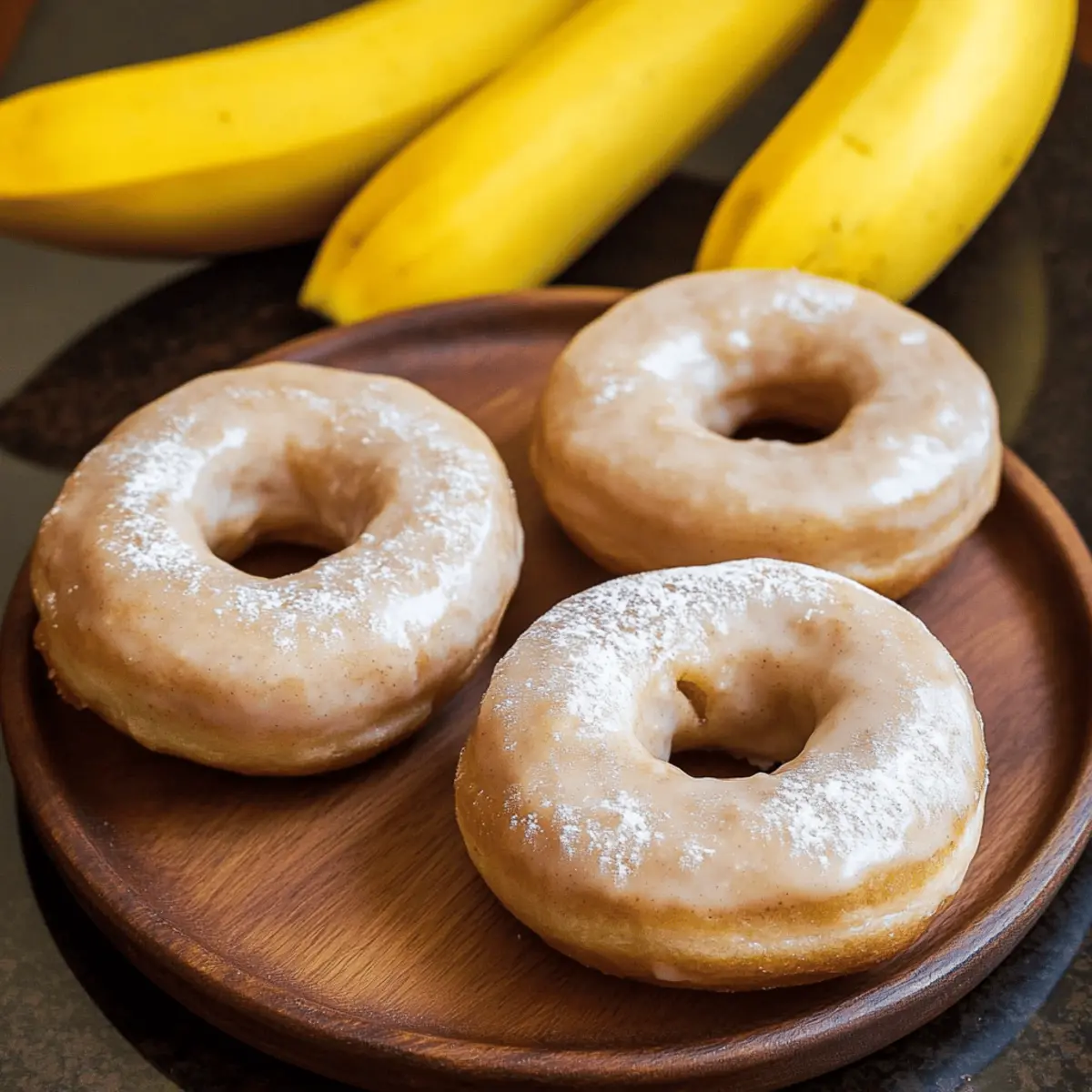 Fluffy Banana Bread Donuts You Can't Resist