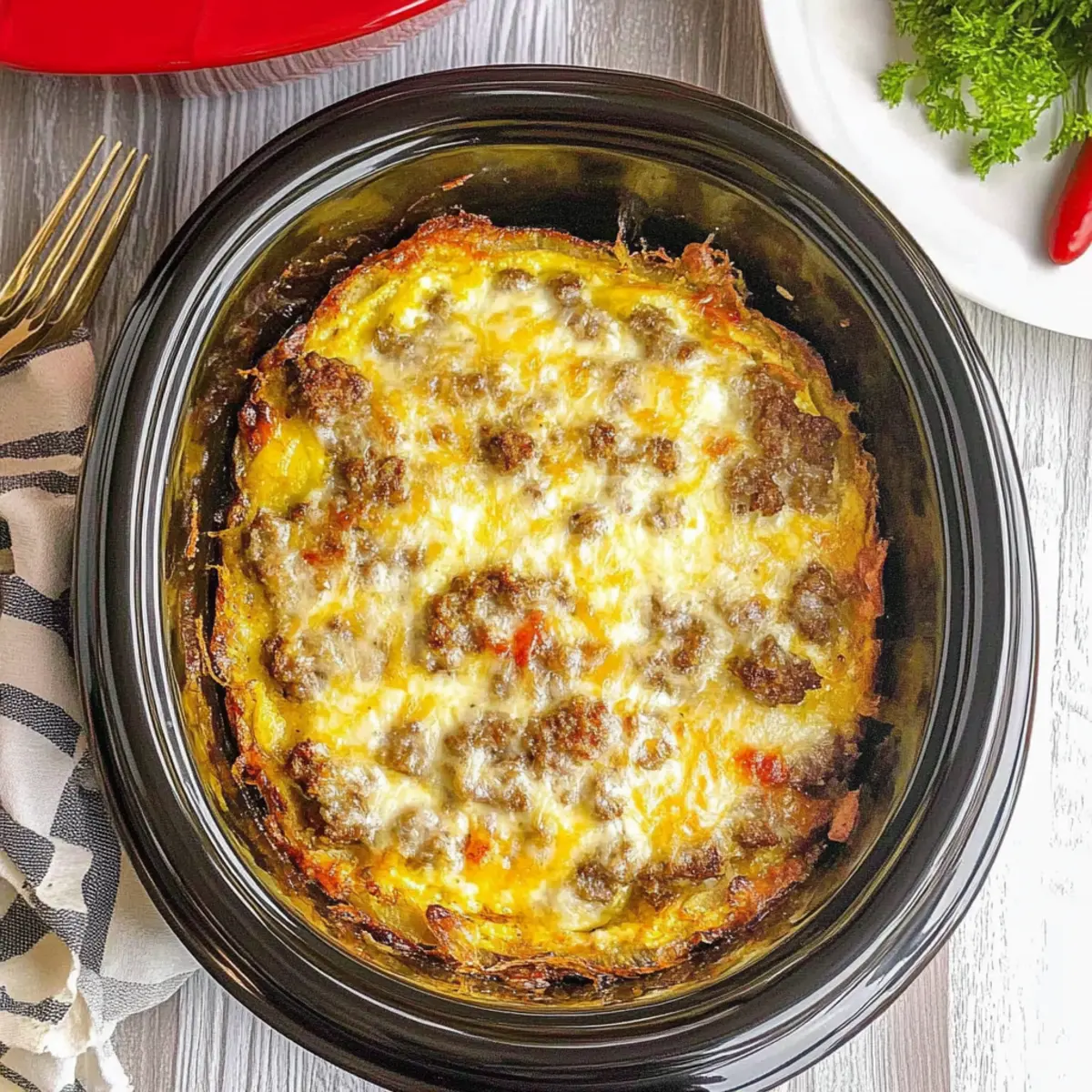 Crockpot Breakfast Casserole: Effortless Morning Bliss
