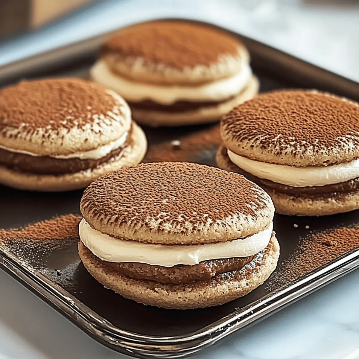 Decadent Tiramisu Sandwich Cookies to Satisfy Your Cravings
