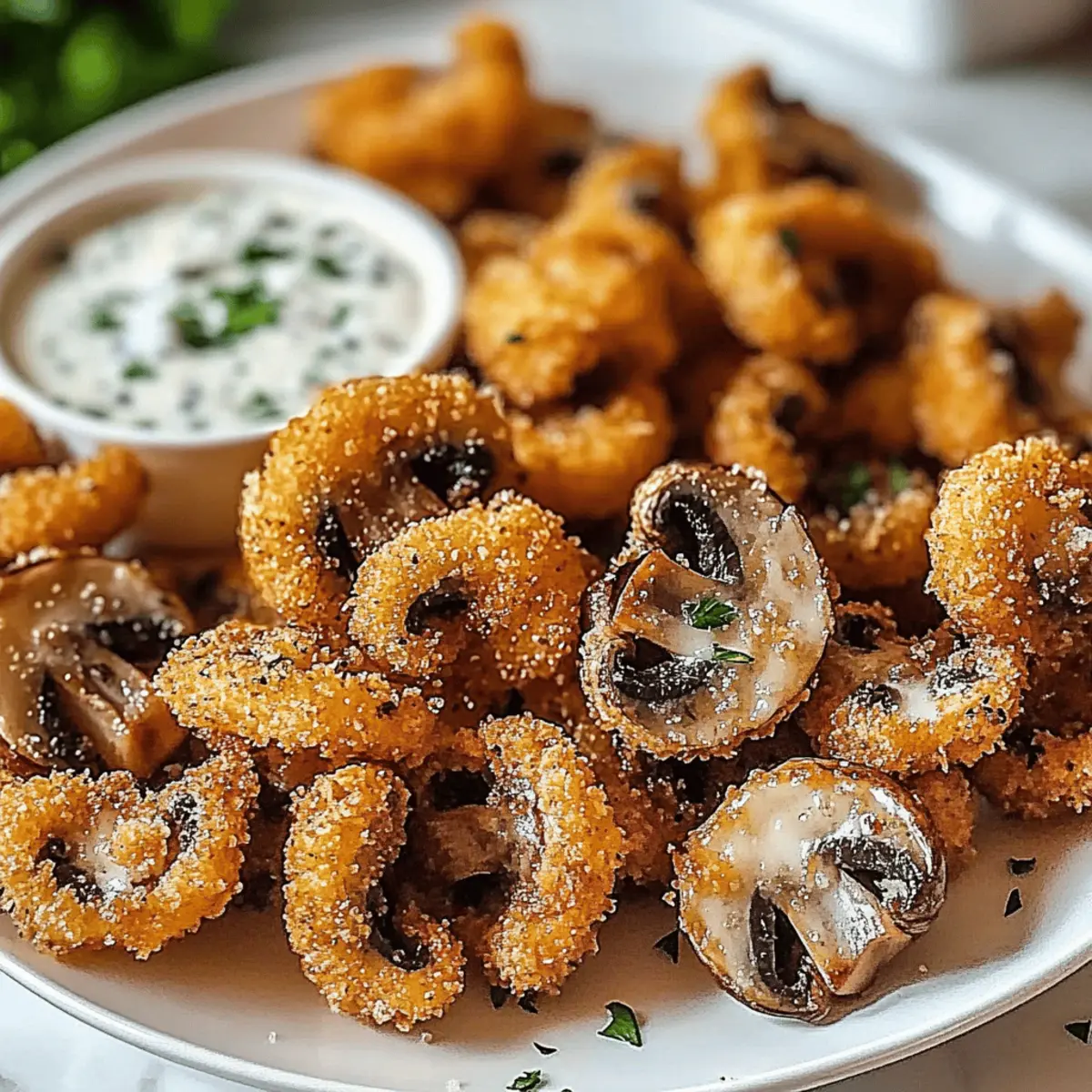 Crispy Ranch-Breaded Mushrooms for Your Next Game Night