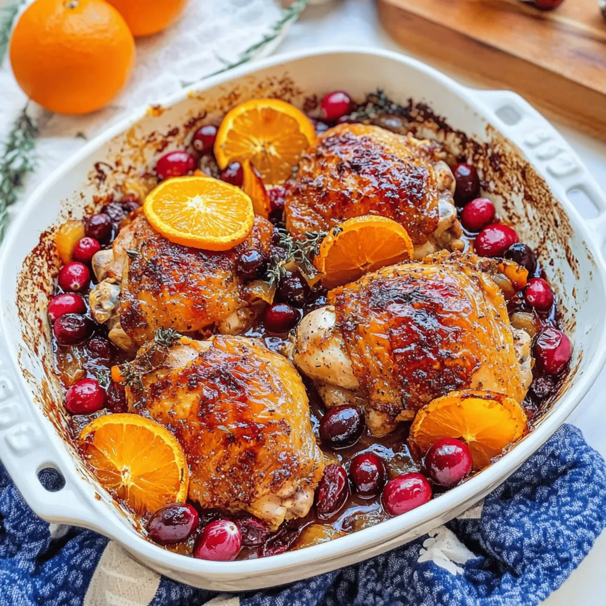 Juicy Cranberry Orange Chicken for a Flavor-Packed Dinner