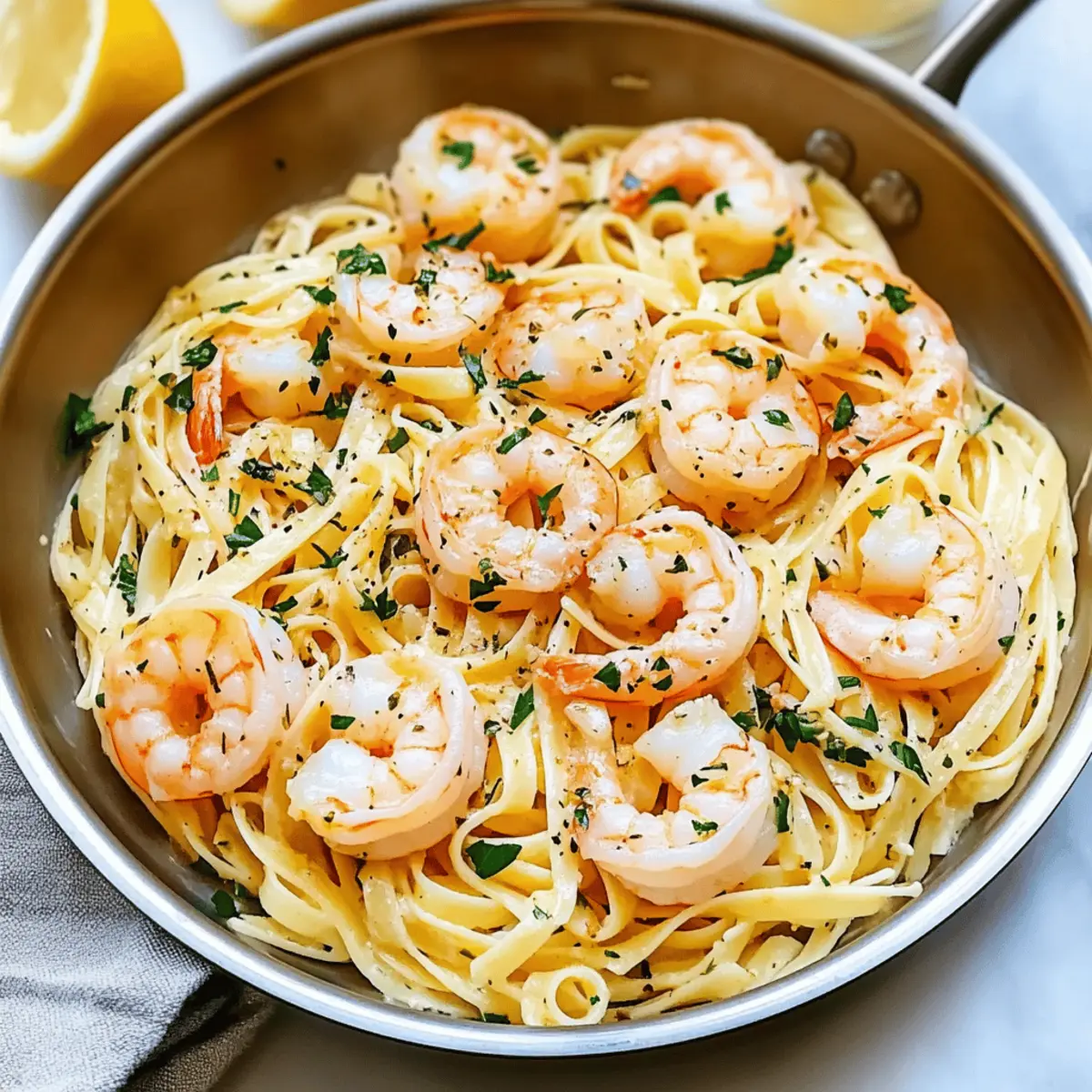 Healthy Shrimp Scampi Linguine: A Light and Flavorful Feast