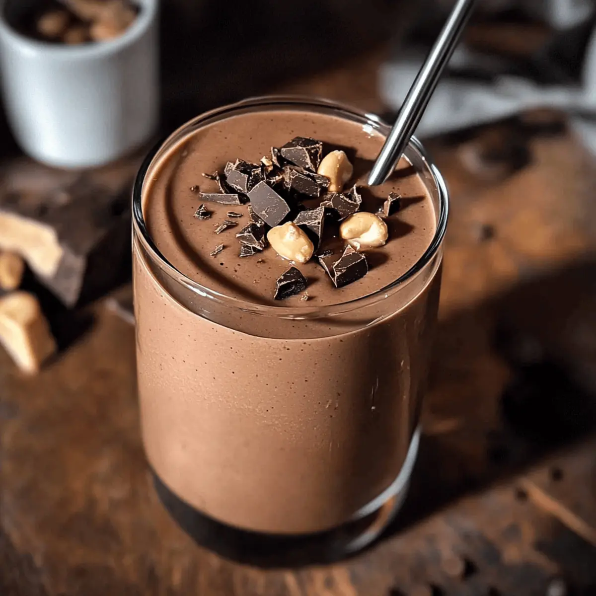 Indulge Guilt-Free with This Chocolate Peanut Butter Smoothie