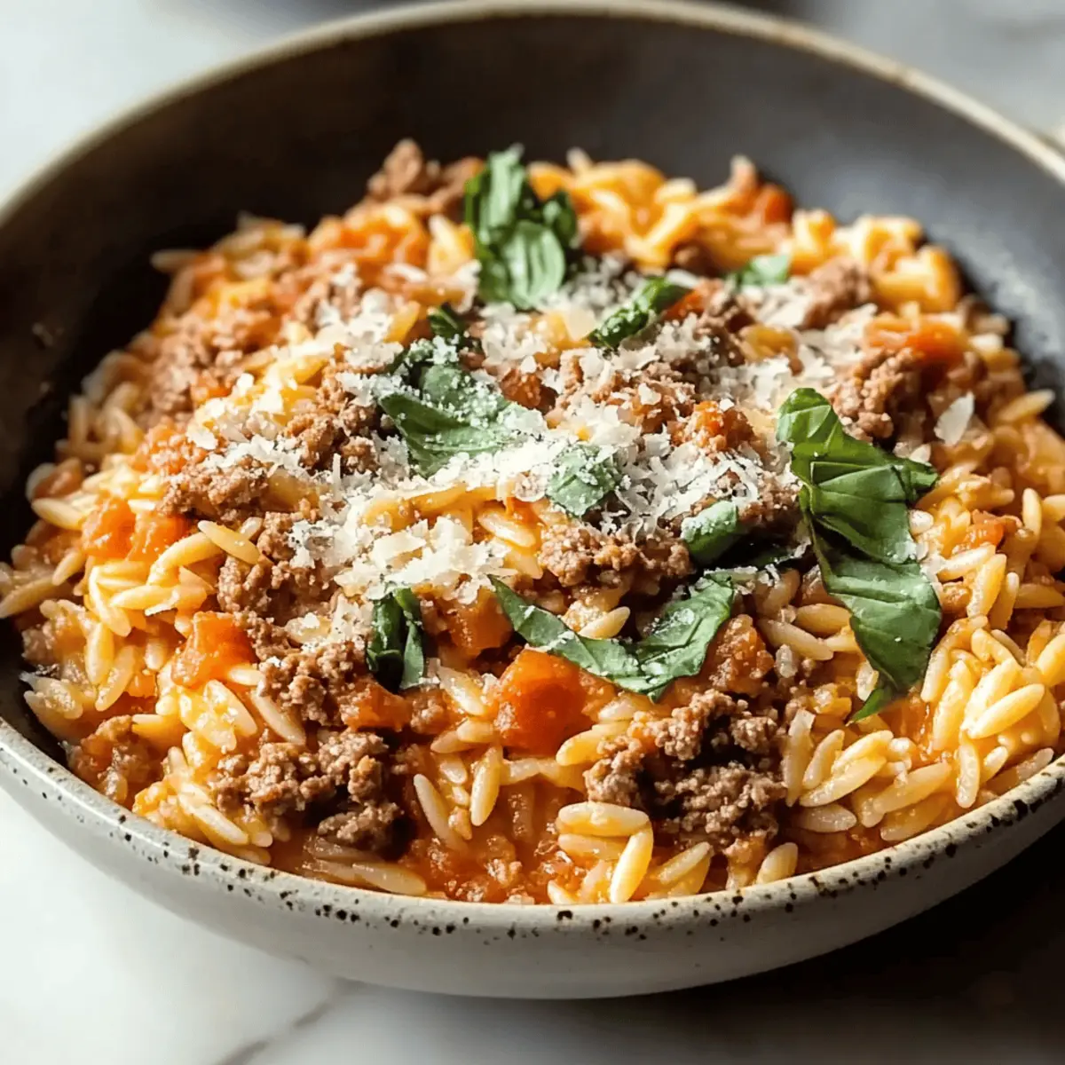 Savory Ground Beef and Orzo Skillet: A Flavorful Family Favorite