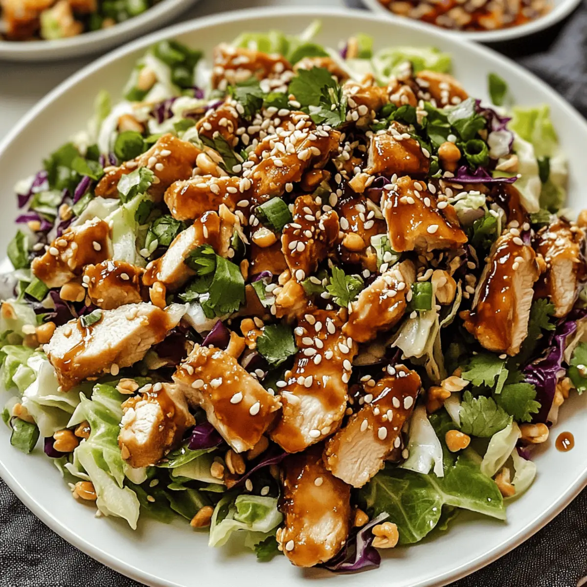 Sesame Chicken Cabbage Crunch Salad for Fresh, Flavorful Meals
