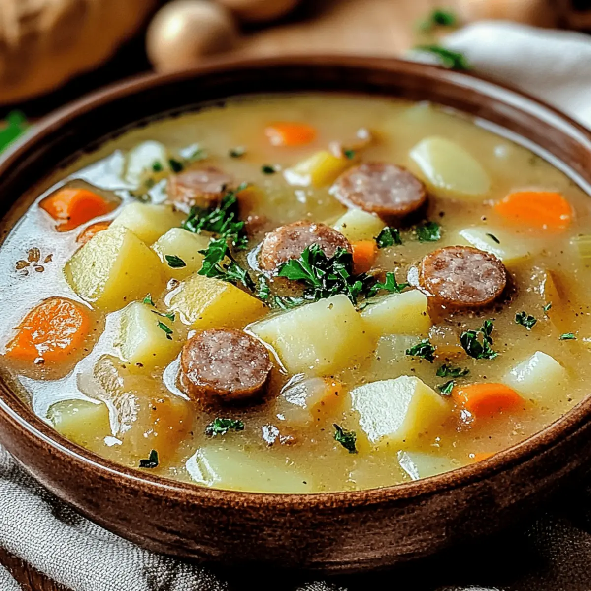 Creamy Slow Cooker German Potato Soup for Cozy Nights