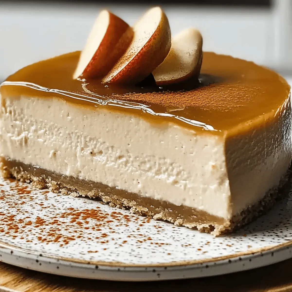 Apple Cider Cheesecake Delight: Fall's Creamy Sweet Escape
