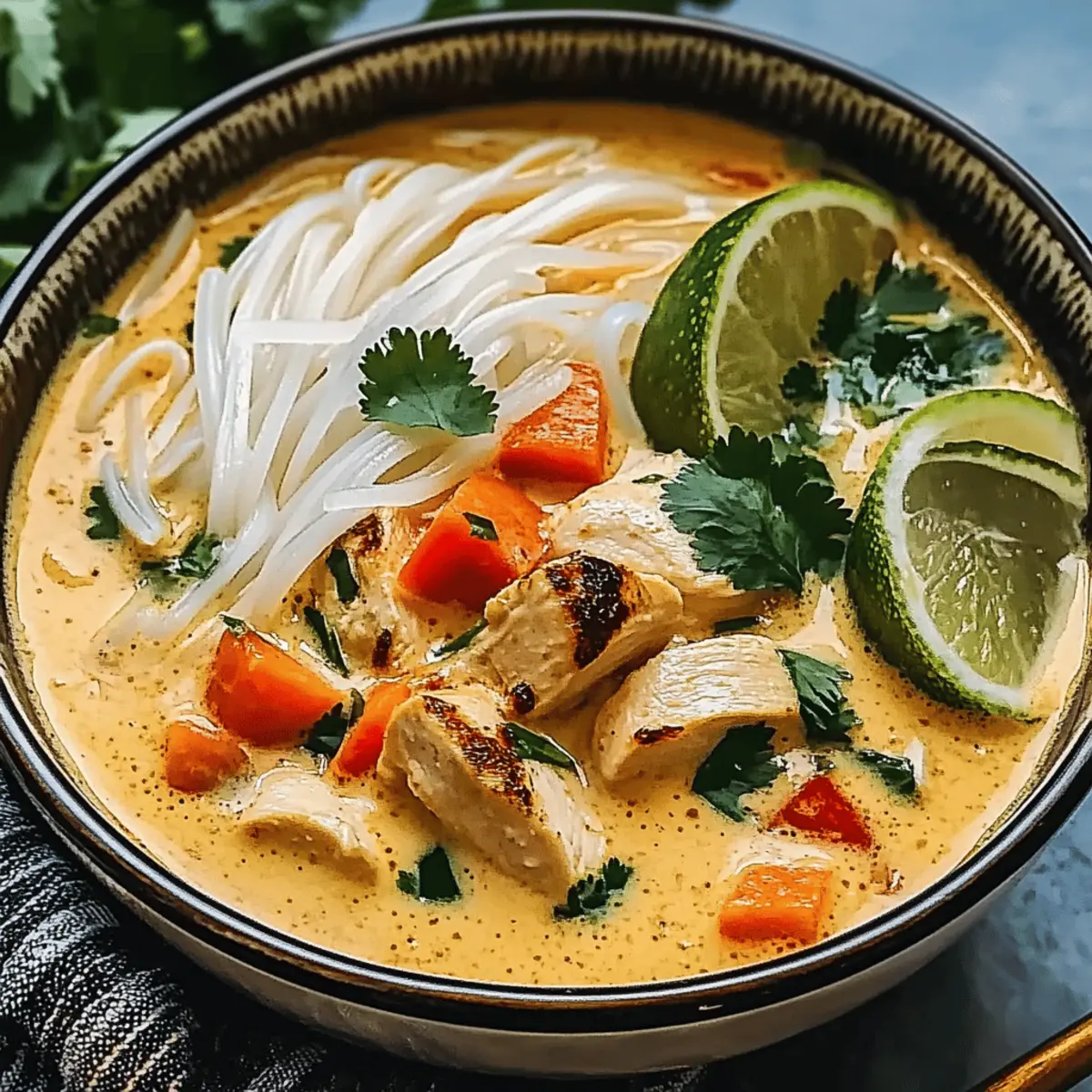Delicious Thai Chicken Soup Ready in Just 30 Minutes