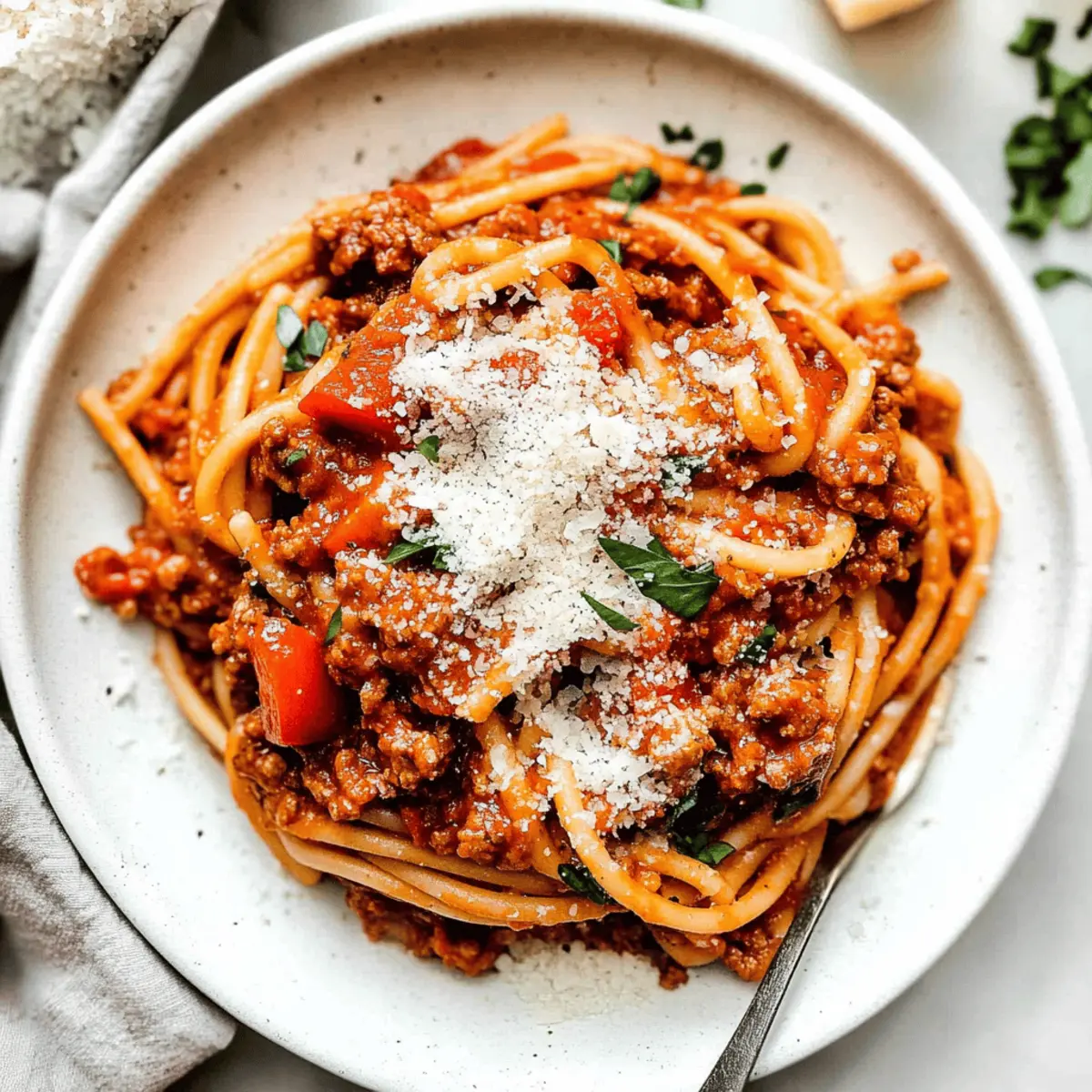 Hearty Turkey Bolognese Spaghetti the Whole Family Will Love