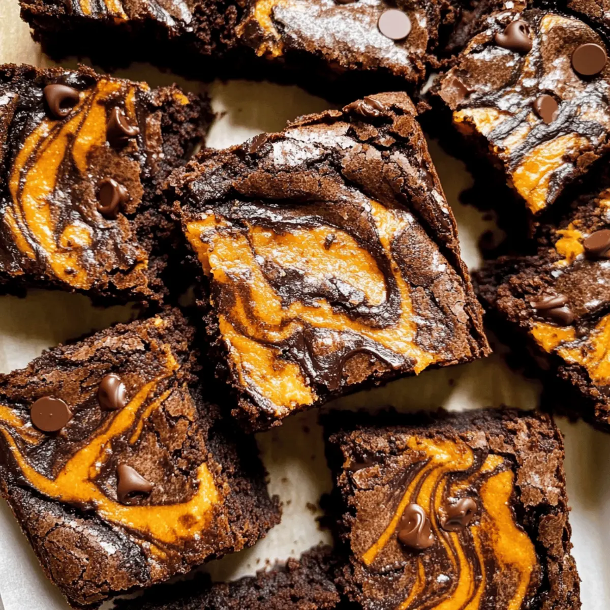 Irresistibly Fudgy Pumpkin Brownies for Fall Bliss