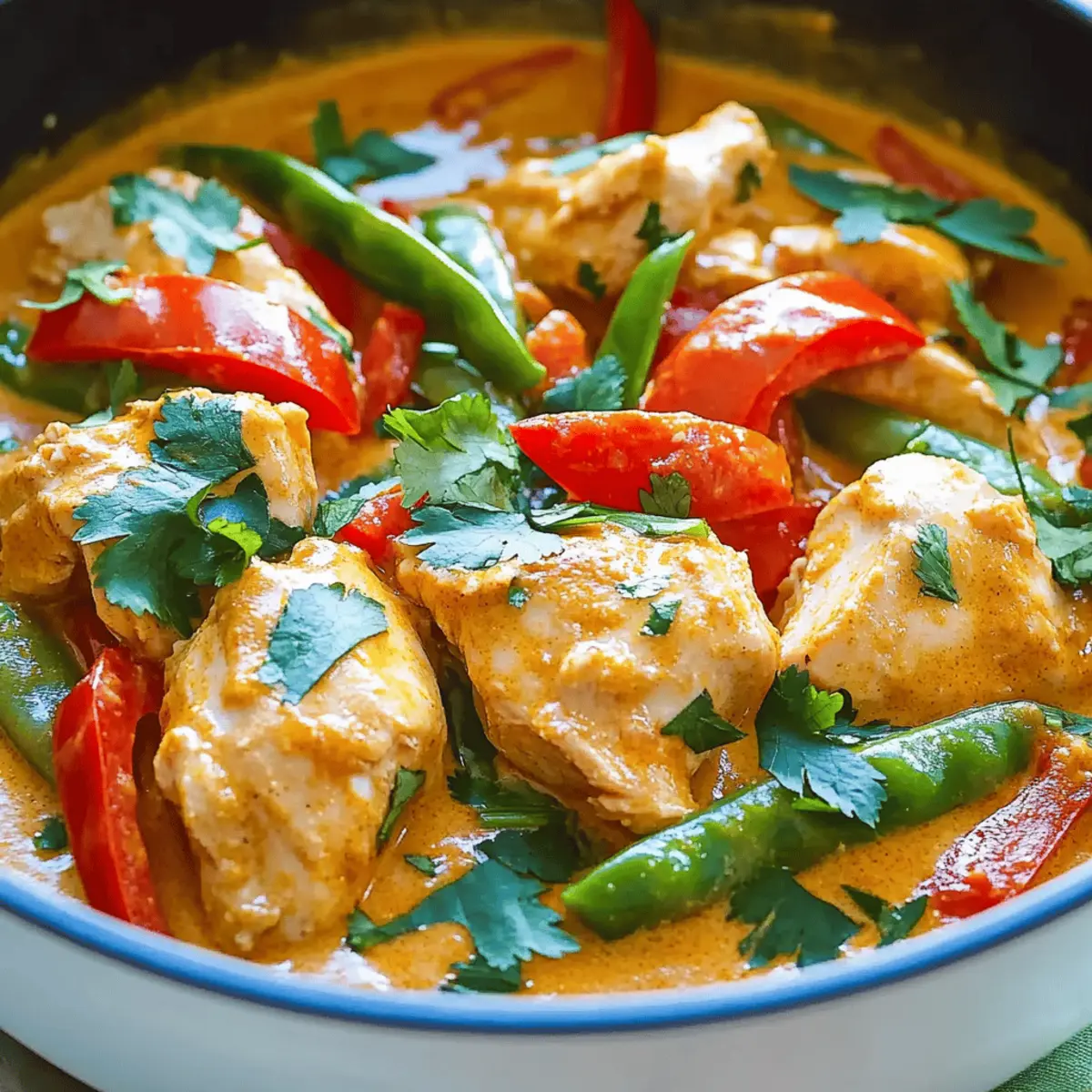 Delicious Thai Coconut Curry Chicken for Comfort Food Lovers