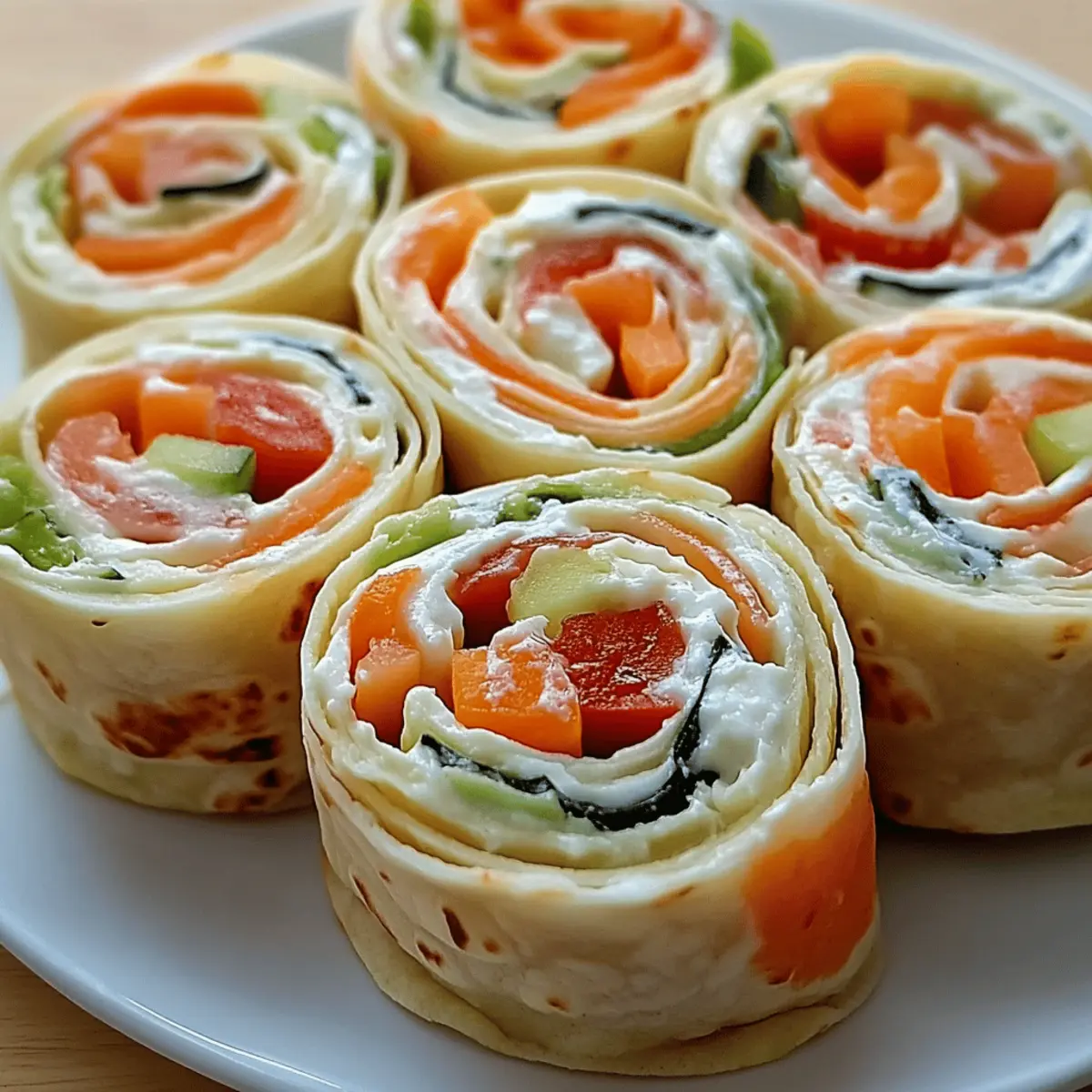 Veggie-Packed Vegetable Tortilla Roll Ups for Easy Lunches