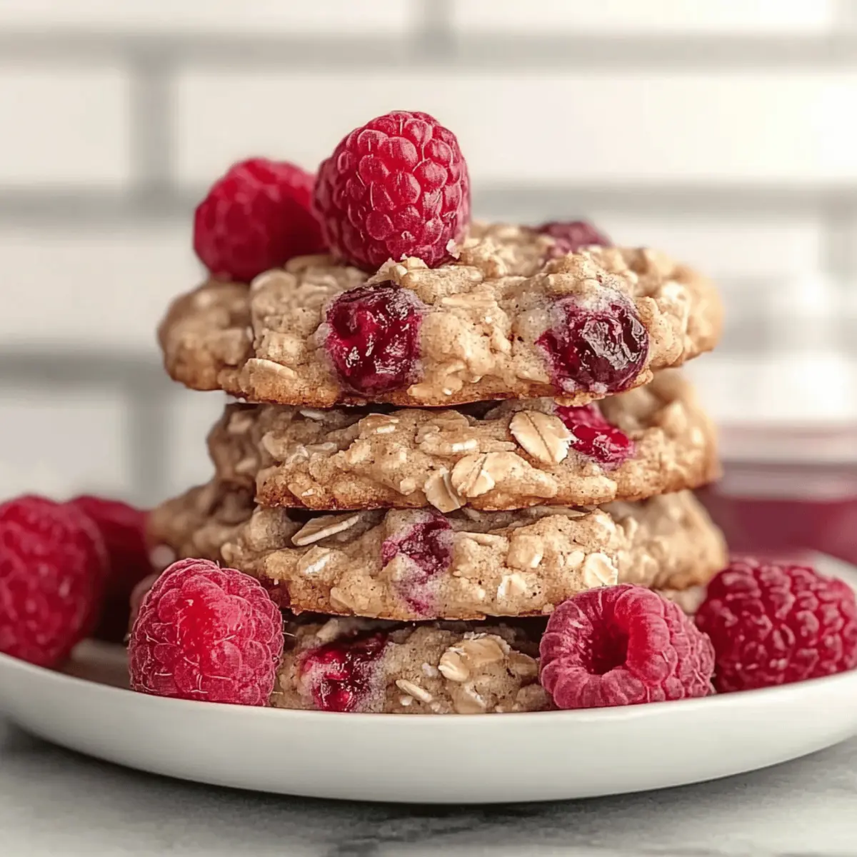 Soft Raspberry Oatmeal Cookies that Everyone Will Love
