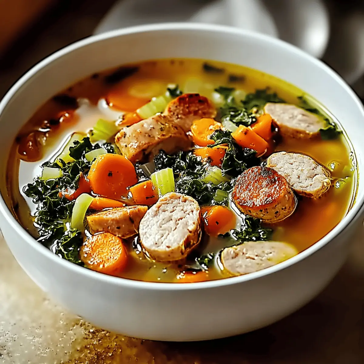 Hearty Chicken Sausage Soup for Cozy Nights In