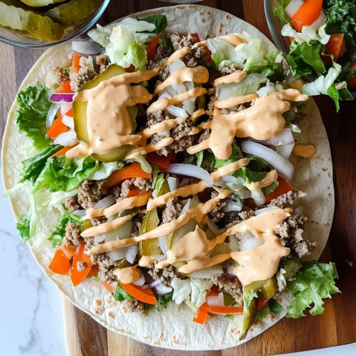 Big Mac Wraps: Healthy, Customizable, and Deliciously Fun