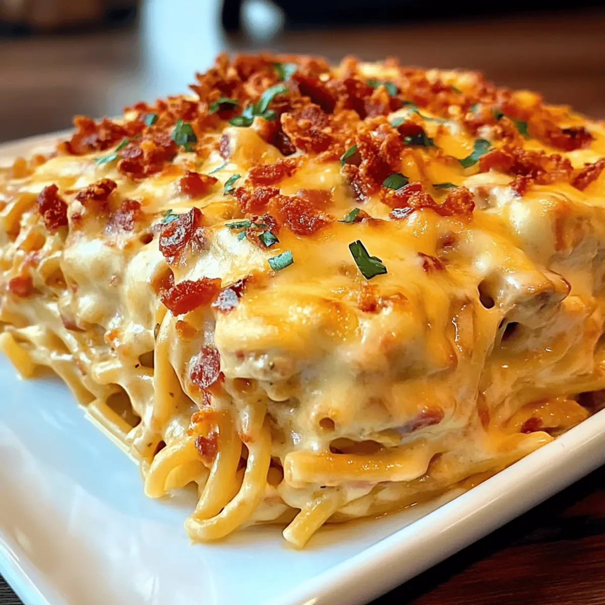 Ultimate Cheesy Chicken Spaghetti Casserole Delight