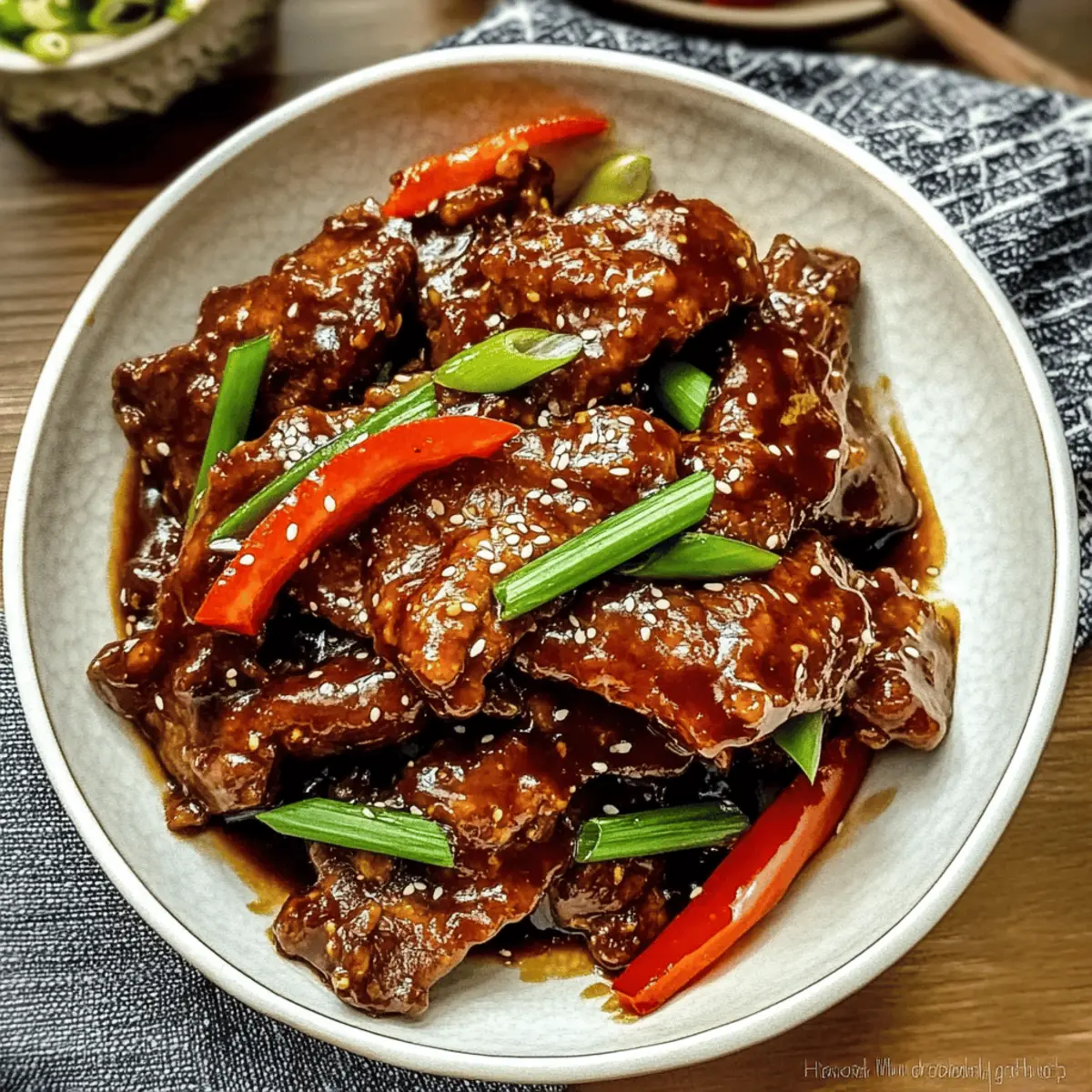 Savory Mongolian Beef: Your Easy Takeout at Home Fix