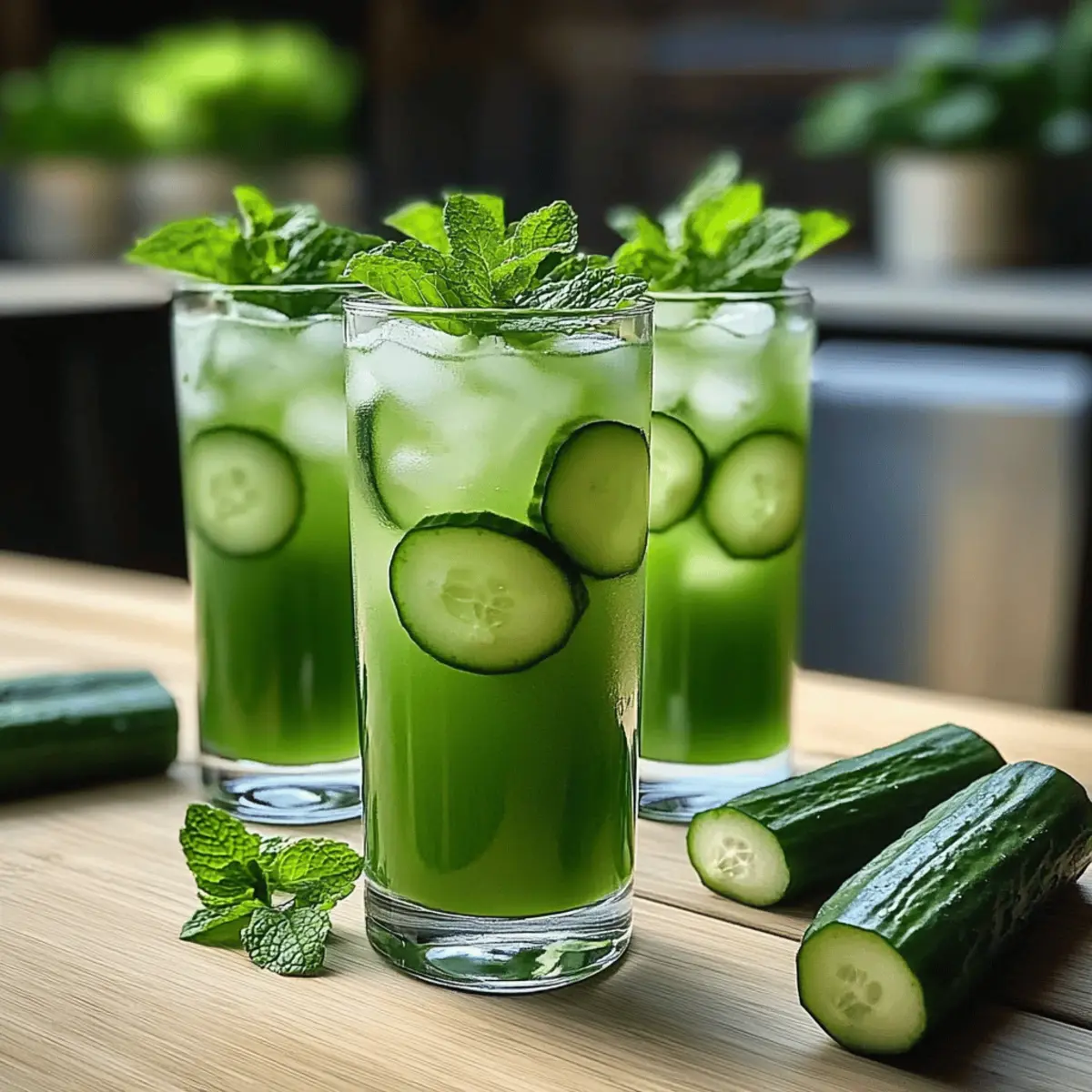 Cucumber Mint Cooler: Refreshing Sip for Summer Bliss