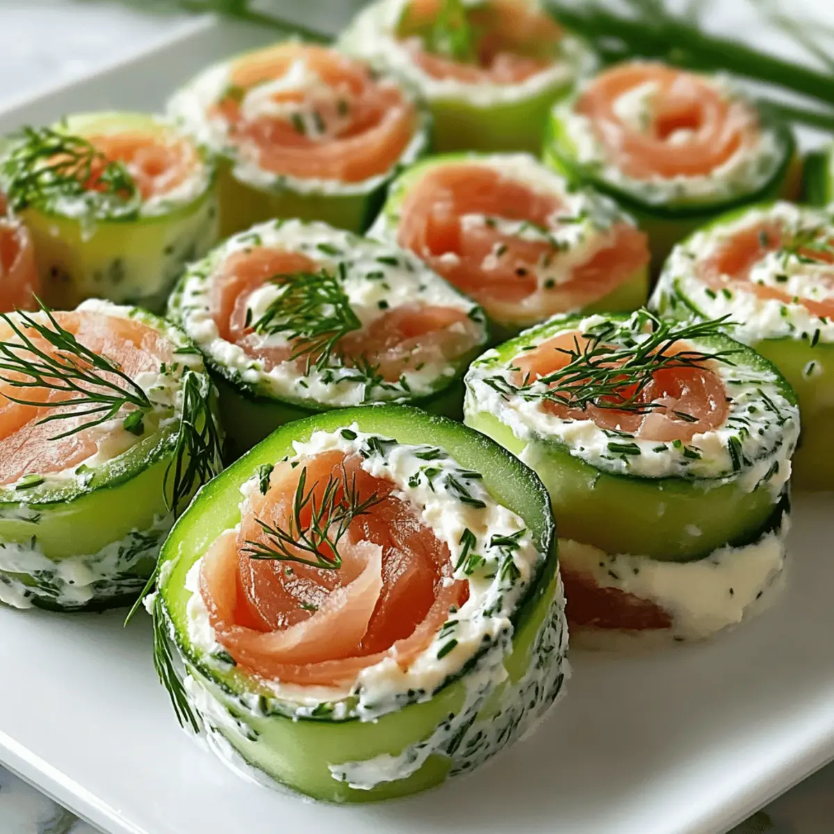 Ham & Cream Cheese Cucumber Rolls: A Fresh, Flavorful Snack