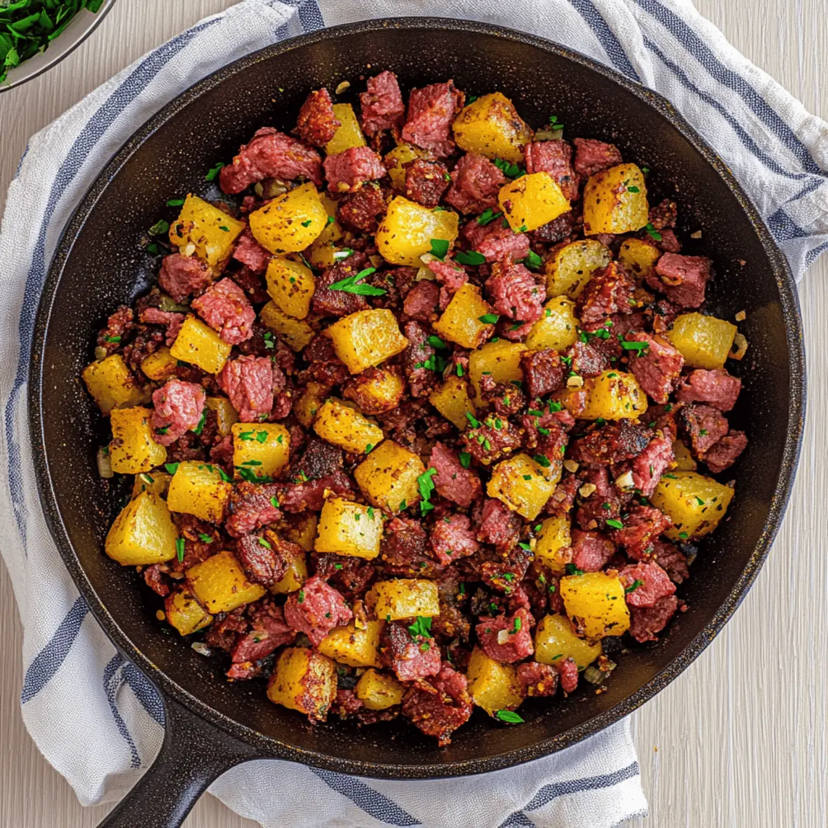 Hearty Corned Beef Hash for a Cozy Breakfast Bliss