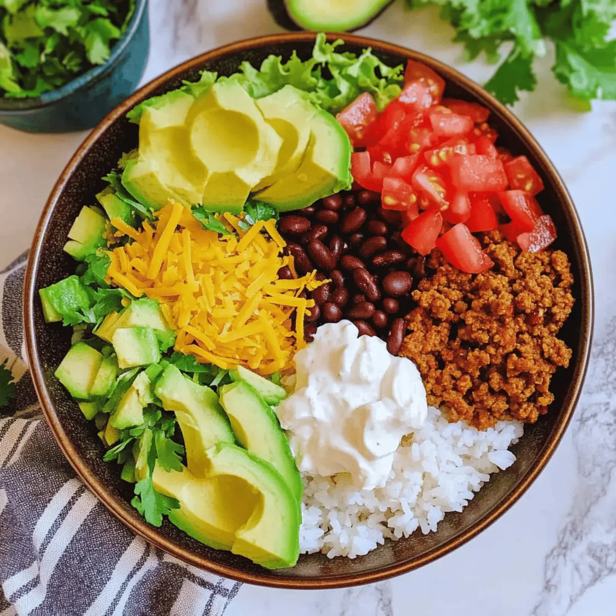 Savory Ground Turkey Taco Bowls for Easy Meal Prep Bliss