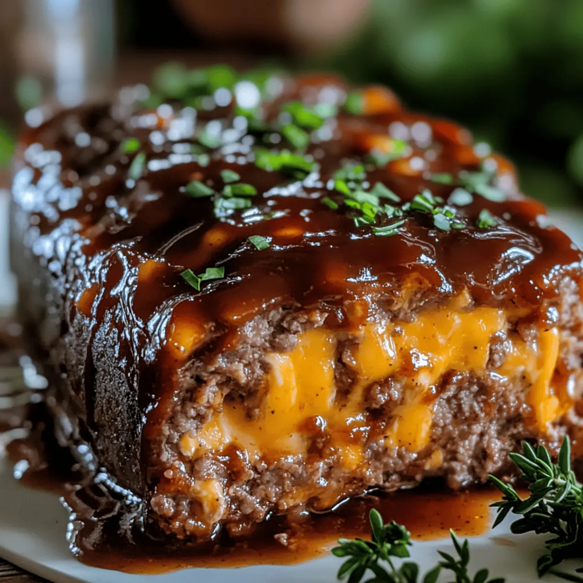BBQ Cheddar Meatloaf That Will Melt In Your Mouth
