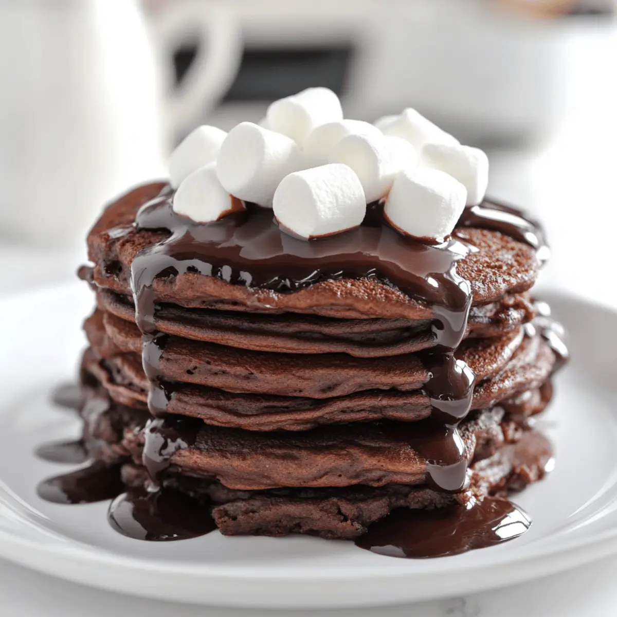 Heavenly Hot Chocolate Pancakes That Melt in Your Mouth