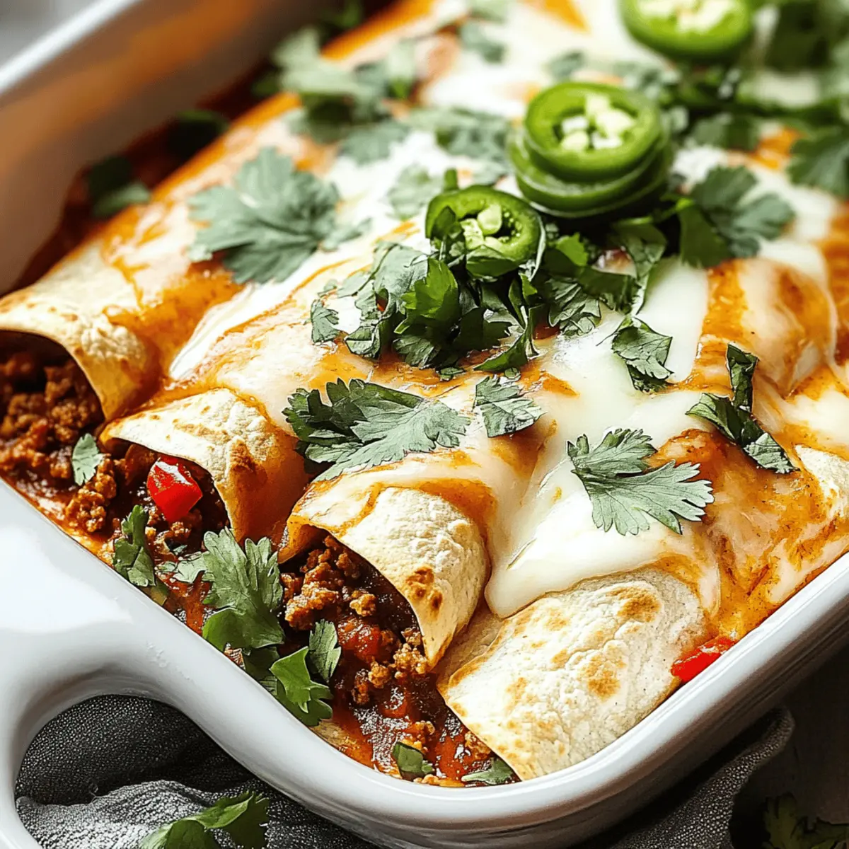 Savory Ground Beef Enchiladas for a Cozy Family Feast