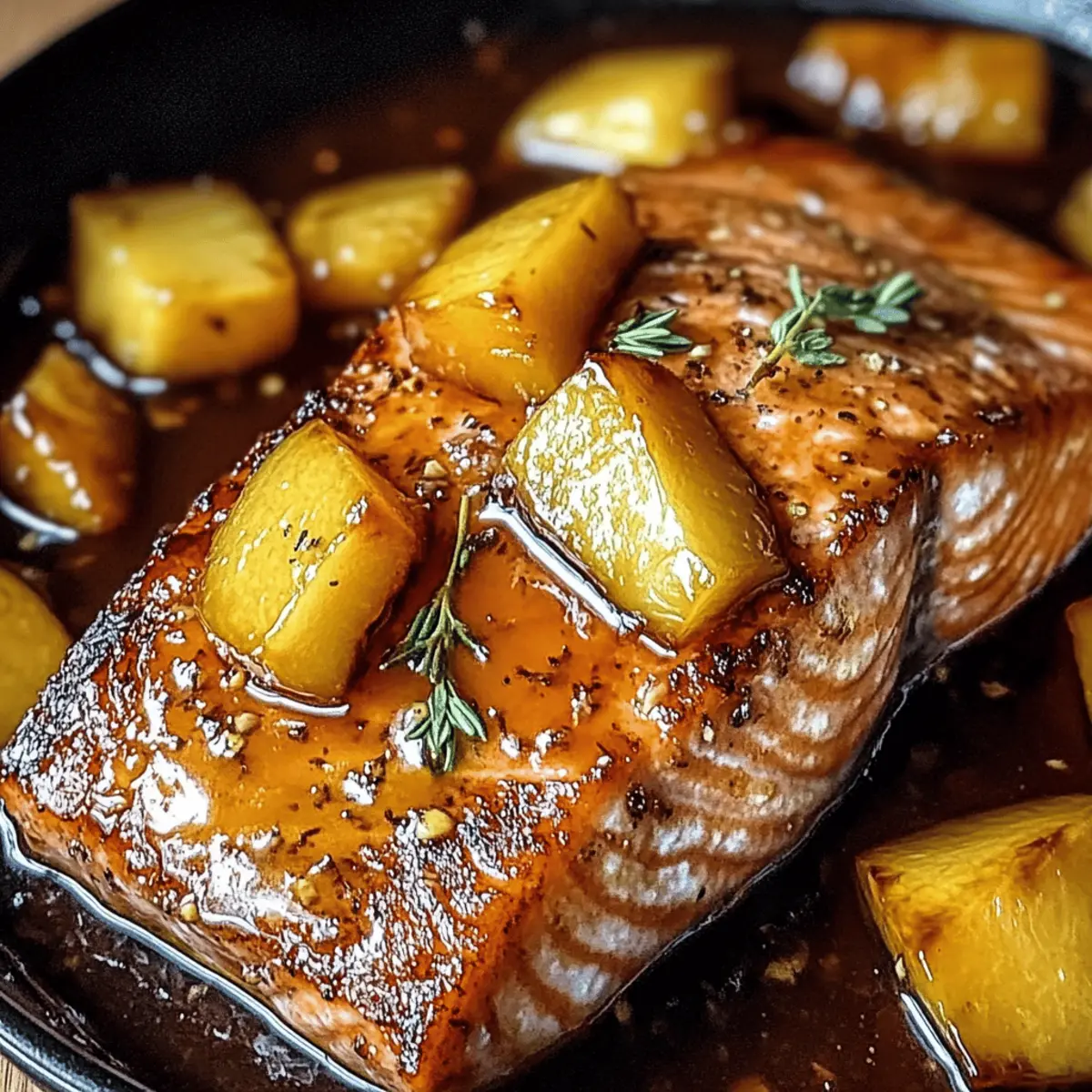 Bourbon Peach Roasted Salmon: A Flavorful Dinner Delight